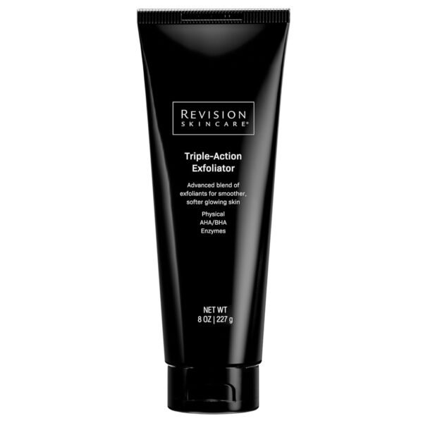 Revision Skincare Triple-Action Exfoliator, Clinical Face Exfoliator with Physical, Chemical and Enzymatic Exfoliation, AHA, BHA and Salicylic Acid to Polish Skin and Improve Texture - Image 2