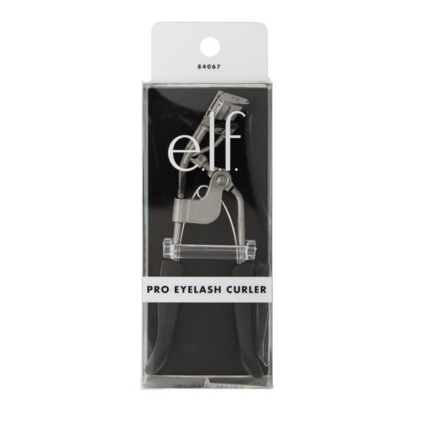 e.l.f. Pro Eyelash Curler, Strong, Contoured, Eye-Opening, Voluminous Lashes, Includes Additional Rubber Replacement Pad, Silver - Image 5