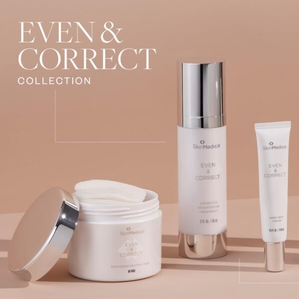 SkinMedica Even & Correct Advanced Brightening Treatment Face Serum, Addresses the Appearance of Dark Spots, Hyperpigmentation & Melasma for Aging Skin that is Hydroquinone-Free & Retinol-Free,2 Fl Oz - Image 8