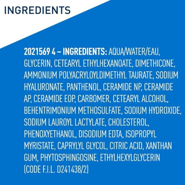 Cerave Hyaluronic Acid Serum for Face with Vitamin B5 and Ceramides, Hydrating Face Serum for Dry Skin, Fragrance Free, 1 Ounce - Image 9