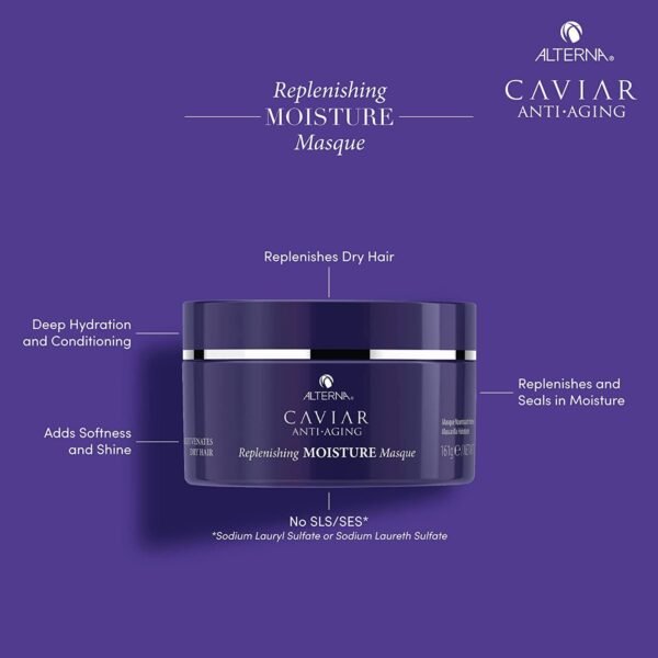 Alterna Caviar Anti-Aging Replenishing Moisture Masque, 5.7 oz. - Image 4