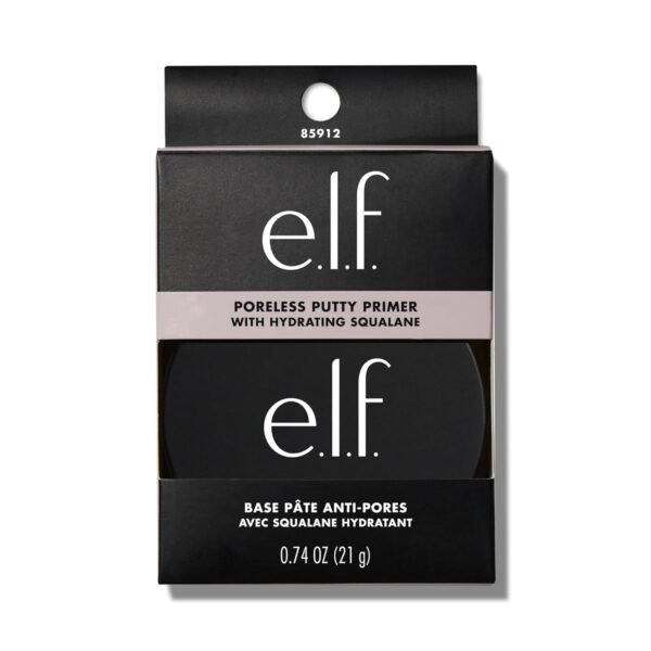 e.l.f. Poreless Putty Primer, Silky, Skin-Perfecting, Lightweight, Long Lasting, Smooths, Hydrates, Minimizes Pores, Flawless Base & Finish, All-Day Wear, Ideal for All Skin Types, 0.74 Fl Oz - Image 3