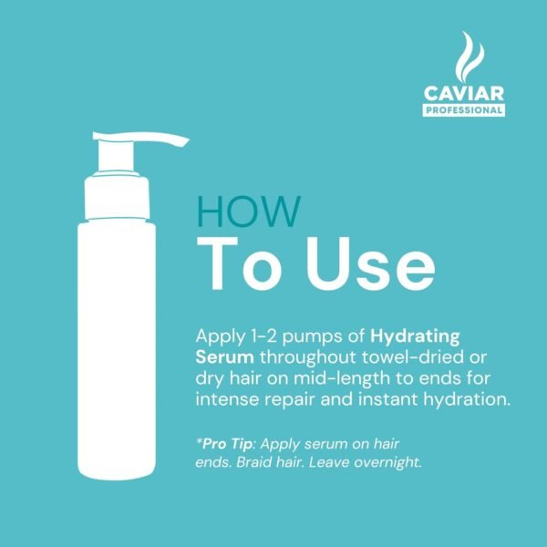 Vegan Hydrating Hair Serum Repair | Frizz control and split end repair - Image 8