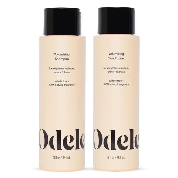 Volumizing Sulfate-Free Shampoo & Conditioner Set, Adds Moisture, Shine, and Fullness for Straight or Wavy Hair Types, 13 Fl Oz Each (2-Pack) - Image 2