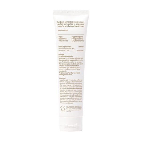 Sun Bum Mineral SPF 30 Tinted Face Sunscreen - Matte Primer - Broad Spectrum Moisturizing Sunscreen with Vitamin E - Hawaii 104 Act Compliant (Without Octinoxate & Oxybenzone) - Travel Friendly 1.7 oz - Image 3