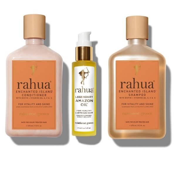 Rahua Enchanted Legendary Set, Natural, Shampoo, Conditioner, and Hair Oil, for Healthy Hair - Image 2