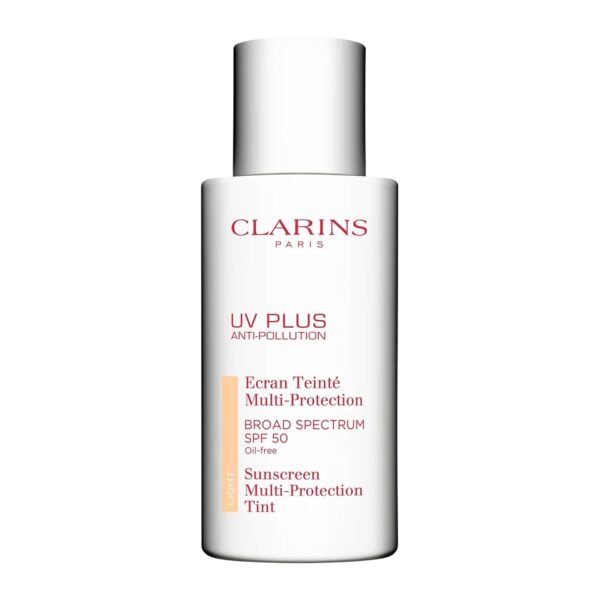 Clarins UV Plus Anti-Pollution, Broad Spectrum SPF 50 Tinted Face Sunscreen | Sheer Finish | Lightweight and Oil-Free | Triple Protection From UVA/UVB Rays, Free Radicals and Pollutants - Image 2