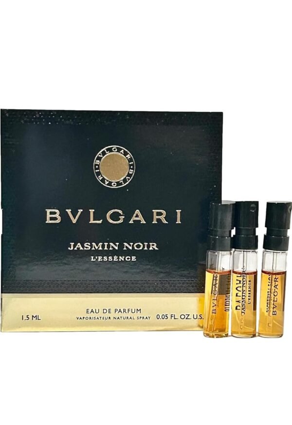BVLGARI Jasmin Noir L'essence Perfume Sample vial WOMEN Vials 1.5 ml / 0.05 Fl Oz Pack of 3 - Image 3