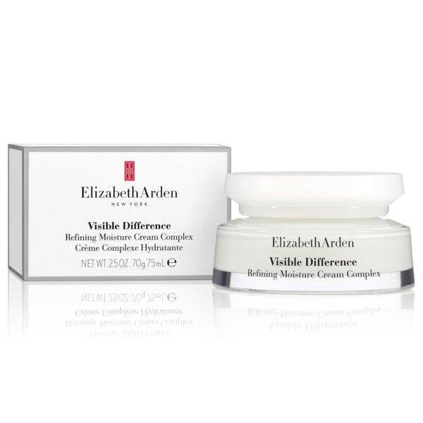 Elizabeth Arden Visible Difference Refining Moisture Cream Complex, Daily Face Moisturizer, Prevents Hydration Loss, Dermatologist and Clinically Tested, 2.5 Oz - Image 2