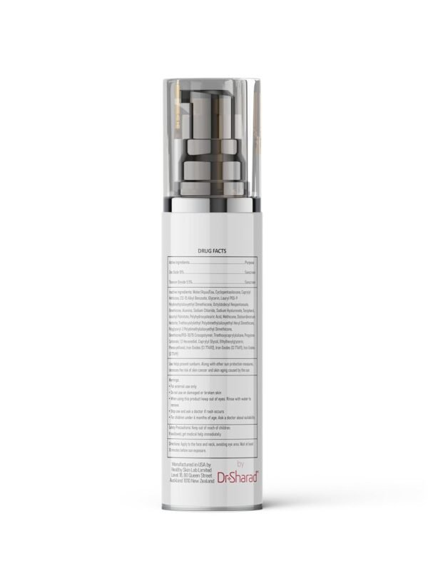 Protect Tinted Moisturizer & Mineral Sunscreen SPF 50, Hyaluronic Acid, Zinc Oxide, Titanium Dioxide for Deep Hydration, Dermatologist-Tested, Suitable for All Skin Types, 50ml - Image 4