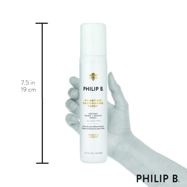 PHILIP B Weightless Conditioning Water - 5.07 fl. oz. (150 ml) - Restores Bounce and Smoothness, Giving Hair Shine & a Fuller Appearance - Image 8