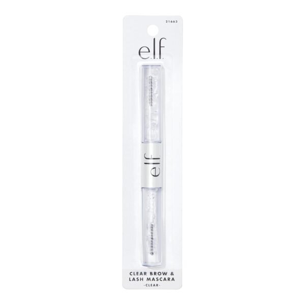 e.l.f. Clear Brow & Lash Mascara, Dual-Sided Brushable Clear Gel For Groomed Brows & Eyelashes, Long-Wear Conditioning Formula, Vegan & Cruelty-Free - Image 5