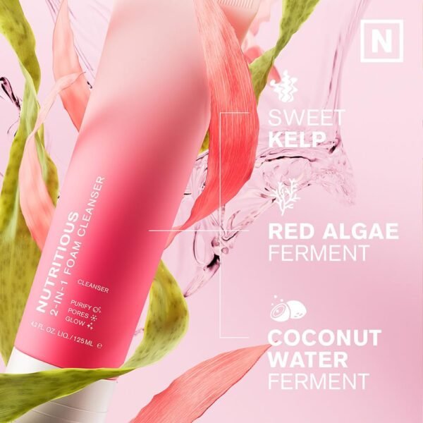 Estée Lauder Nutritious 2-in-1 Foaming Face Cleanser & Mask | Pore Minimizer - Image 6