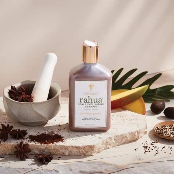 Rahua Scalp Exfoliating Shampoo Refill 9.5 Fl Oz, Scalp Exfoliator & Hair Shampoo Scrub for Healthy Scalp & Hair, Mango & Passion Fruit, Gently Exfoliates Scalp with Star Anise and Fruit Enzymes - Image 3