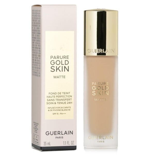 Guerlain Parure Gold Skin Matte 24H Wear No-Transfer Foundation SPF 15-1N Neutral by Guerlain for Women - 1.1 oz Foundation - Image 6