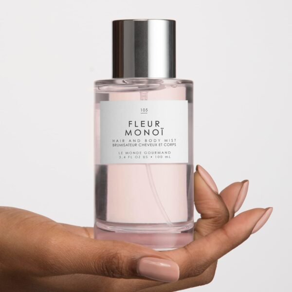Le Monde Gourmand Fleur Monoi Hair & Body Mist - 3.4oz (100ml) - Floral, Coconut Fragrance Notes - Image 5