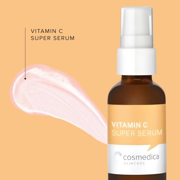 Cosmedica Skincare Facial Serum Trio Set Value for Clear Skin - Vitamin C Super Serum, 2.5% Retinol Serum, Pure Hyaluronic Acid Serum – Vegan, Cruelty-Free Skincare 3 pack - Image 3