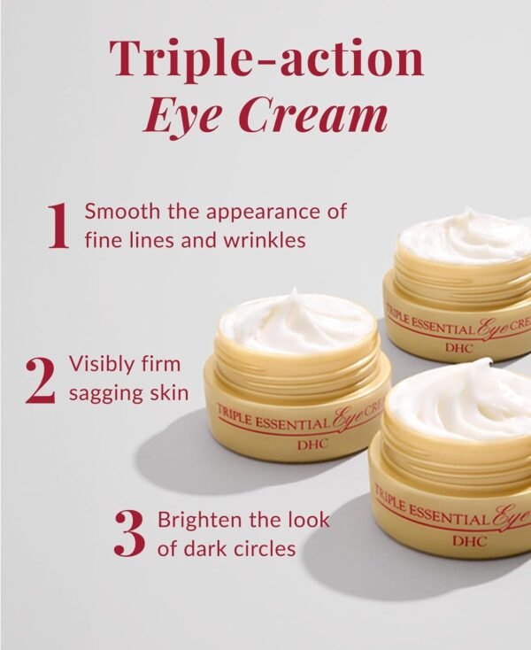 DHC Triple Essential Eye Cream, 1 oz. Net wt. - Image 4