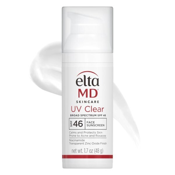 EltaMD UV Clear Face Sunscreen SPF 46, Oil-Free Sunscreen with Zinc Oxide, Dermatologist Recommended - Image 2
