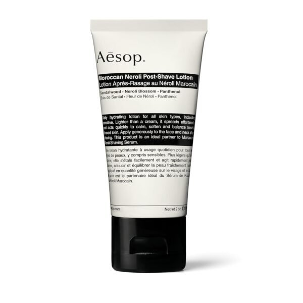 Aesop Moroccan Neroli Post Shave Lotion | Unisex Daily Hydrating Lotion Boosted With Botanical Oils | Balance Skin While Reducing Irritation and Aggravation | 2oz / 60mL - Image 2