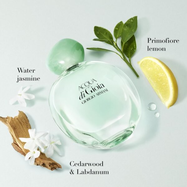 Armani Beauty - Acqua di Gioia - Eau de Parfum - Floral Fruity Fragance for Women - Primofiore Lemon, Water Jasmin, Cedarwood Notes - Image 3
