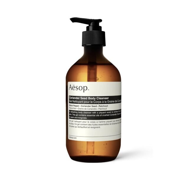 Aesop Coriander Seed Body Cleanser | Refreshing & Invigorating | Spicy, Woody, Warm | 16.9 oz / 500mL - Image 2