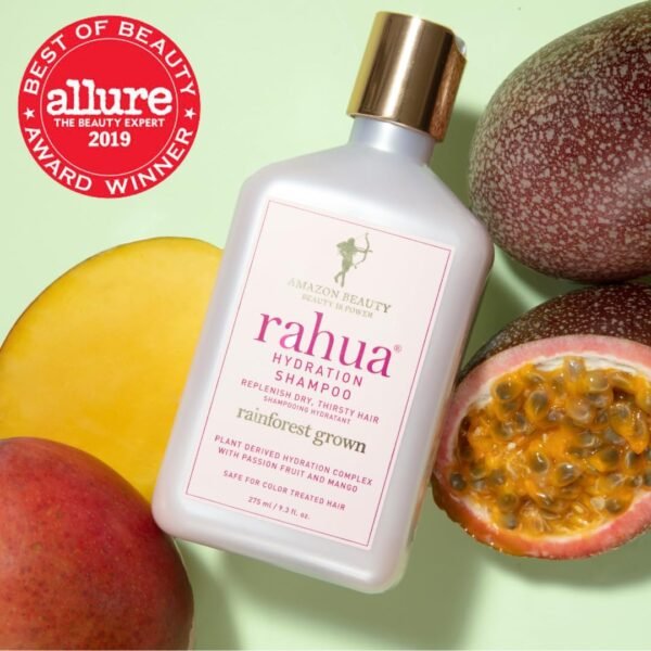 Rahua Hydration Shampoo, 9.3 Fl Oz, Organic Hydrating Moisturizing Sulfate Free Shampoo for Dry Hair, Natural, Plant Based Derived Ingredients, Mango & Passion Fruit, Hair Care for Frizz & Scalp Care - Image 5