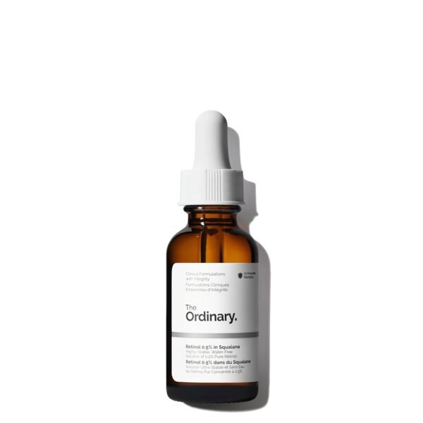 The Ordinary Retinol 0.5% in Squalane, Intermediate Retinol Serum for the Face That Is Anti-Aging and Skin Smoothing, 1 Fl Oz - Image 2