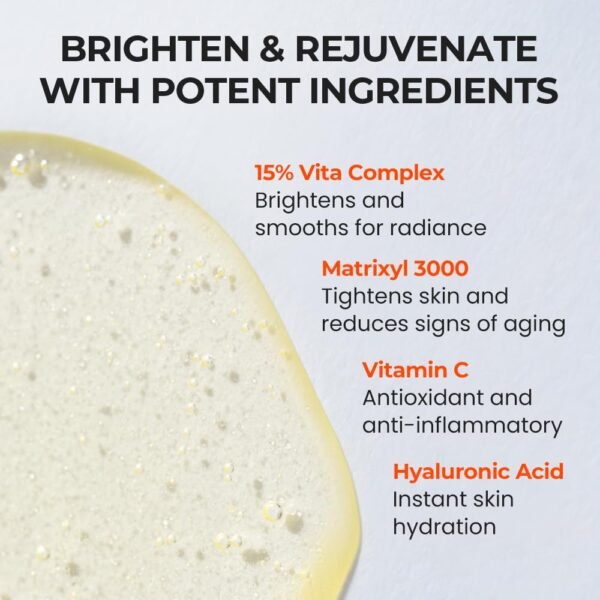[SKIN&LAB] Vitamin C Serum for Face with Hyaluronic Acid and Niacinamide | Even Skin Tone Serum (1.01 fl oz) - Image 4