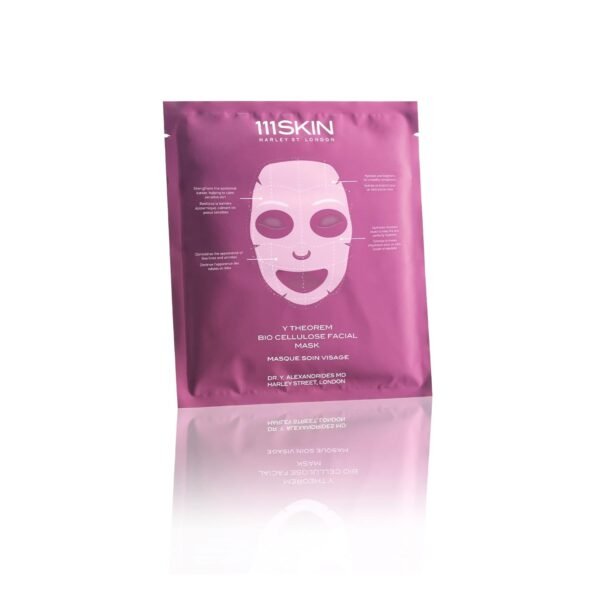 111SKIN Y Theorem Bio Cellulose Facial Mask | Repair, Rest & Rejuvenate Skin | Set of 5 (0.78 oz each) - Image 4