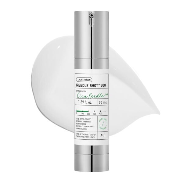 VT COSMETICS CICA Reedle Shot 300, Advanced Night Exosome, Microneedling Serum, Centella Asiatica, Hyaluronic Acid, Propolis, Soft Skin, Regeneration, Glass Skin, Korean Skin Booster 1.69Fl Oz (50ml) - Image 2