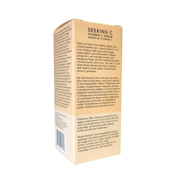 Eight Saints Vitamin C Serum For Face, Anti Aging Facial Serum, Hyaluronic Acid, Vitamin E, Organic Aloe Vera and Jojoba Oil, Hydrating & Brightening Serum for Dark Spots, Fine Lines and Wrinkles, 1oz - Image 8