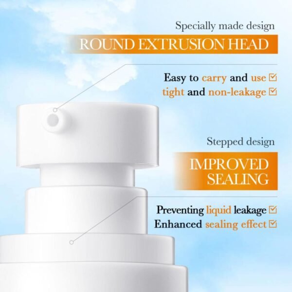 Tinted Mineral Sunscreen for Face - Tinted Moisturizer with SPF 50+ with Zinc Oxide - Face Sunscreen for Women Men - Fa ce Sun screen Lotion with Hyaluronic Acid & Vitamin C, Water & Sweat Proof - Image 5