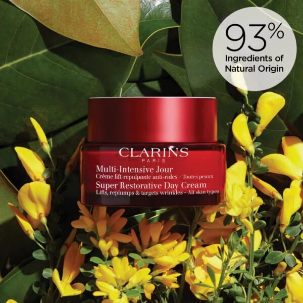 Clarins Super Restorative Day Cream | Anti-Aging Moisturizer For Mature Skin Weakened By Hormonal Changes | Replenishes, Illuminates & Densifies Skin | Lifts & Smoothes | Targets Age Spots & Wrinkles - Image 7
