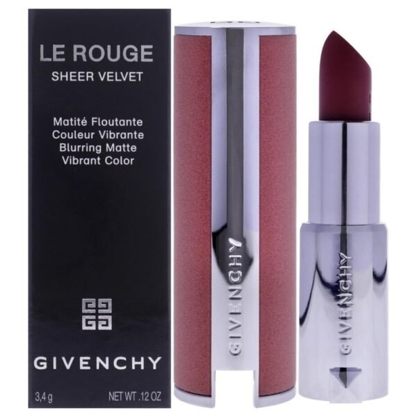 Givenchy Le Rouge Sheer Velvet Matte Lipstick - N16 Nude Boise for Women - 0.11 oz Lipstick - Image 2