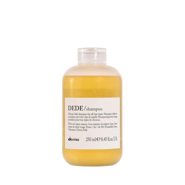 Davines DEDE Shampoo, Delicate Daily Cleansing for All Hair Types, Balance and Add Shine - Image 2