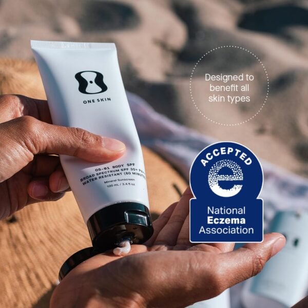 BODY SPF OS-01 Peptide Broad Spectrum SPF 30+ Mineral Sunscreen- Protects Skin from UV Aging & Water Resistant, Includes Potent Antioxidants, Suitable for Sensitive Skin - Image 5