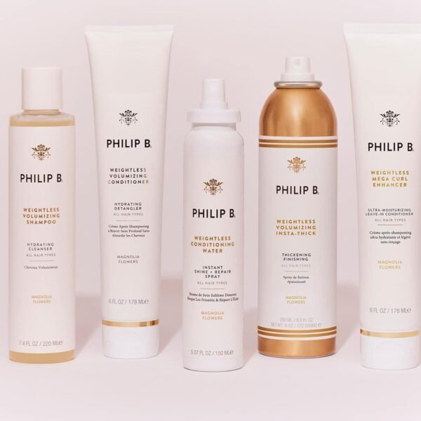 PHILIP B Weightless Volumizing Shampoo, 7.4 fl. oz. (220 ml) - Removes Oil and Product Build-Up, Adds Extra Body, Bounce and Shine - Image 9