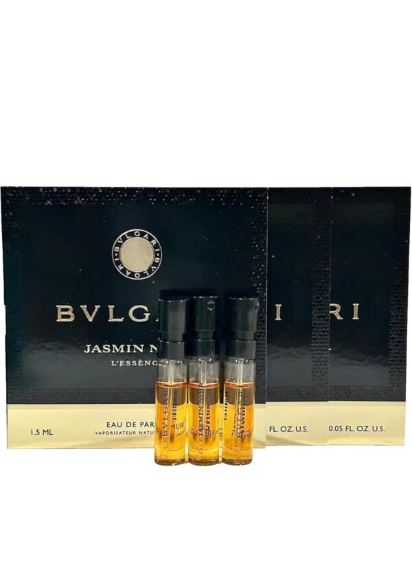 BVLGARI Jasmin Noir L'essence Perfume Sample vial WOMEN Vials 1.5 ml / 0.05 Fl Oz Pack of 3 - Image 2