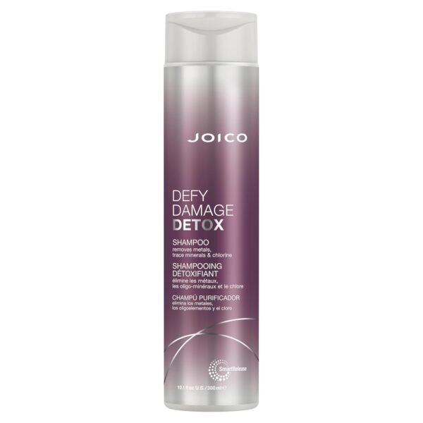 Joico Defy Damage Detox Shampoo | Removes Chlorine, Hard Water Residue, Product Buildup, Metals, & Trace Minerals | Strengthens Bonds & Preserves Hair Color | Vegan | Sulfate-Free - Image 2