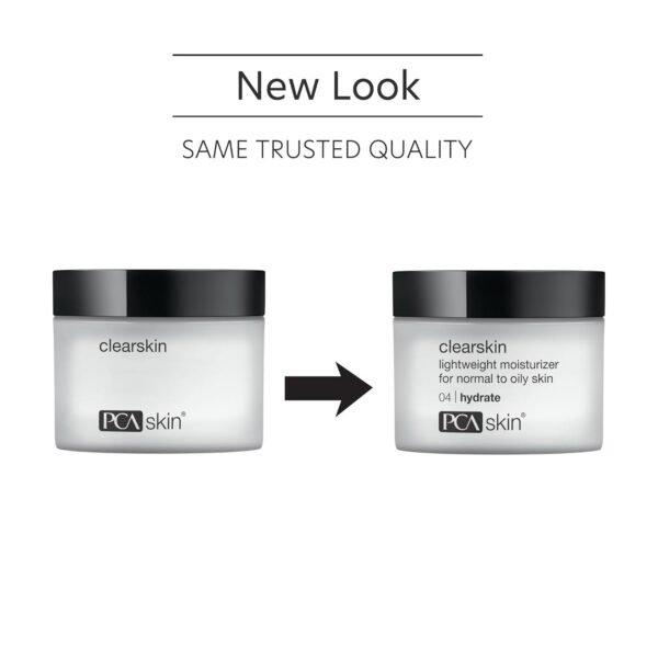PCA SKIN Clearskin Lightweight Face Moisturizer for Oily Skin, Daily Hydrating Facial Moisturizer for Oily, Acne-Prone, and Sensitive Skin, Quick Absorbing, Reduces Discolorations, 1.7 oz Jar - Image 3
