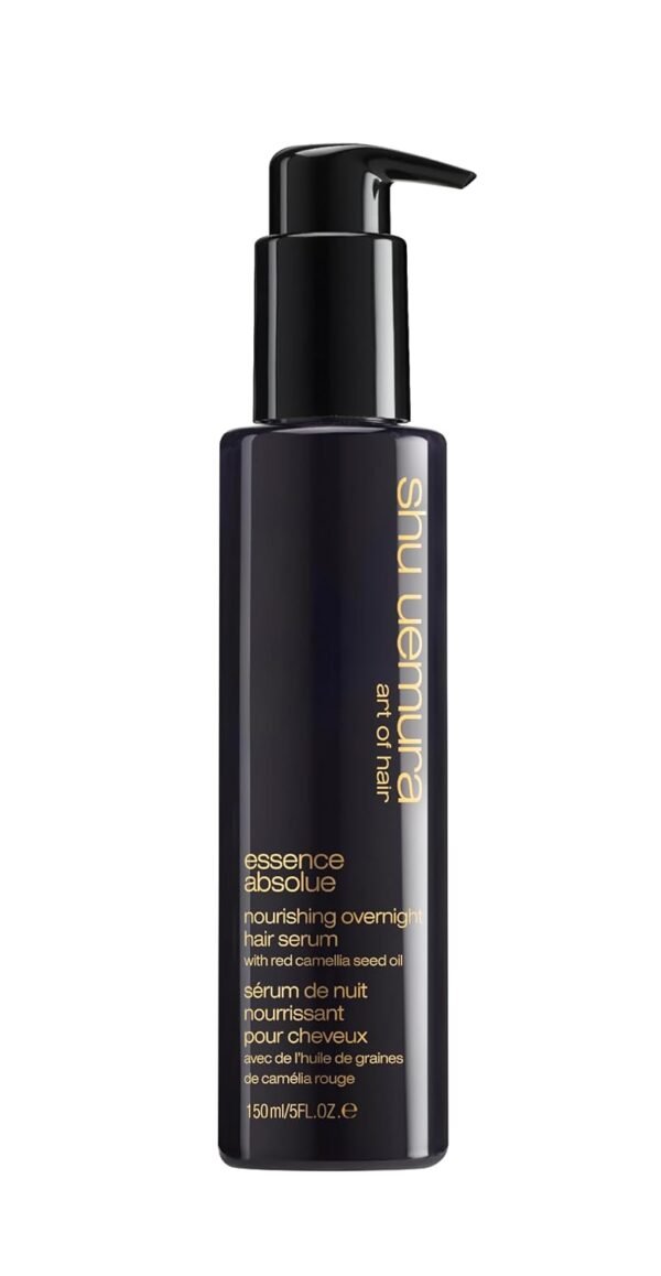 Shu Uemura Essence Absolue Nourishing Overnight Hair Serum - Hydrates and Detangles, Reduces Frizz and Enhances Shine, Lightweight Formula - Image 2