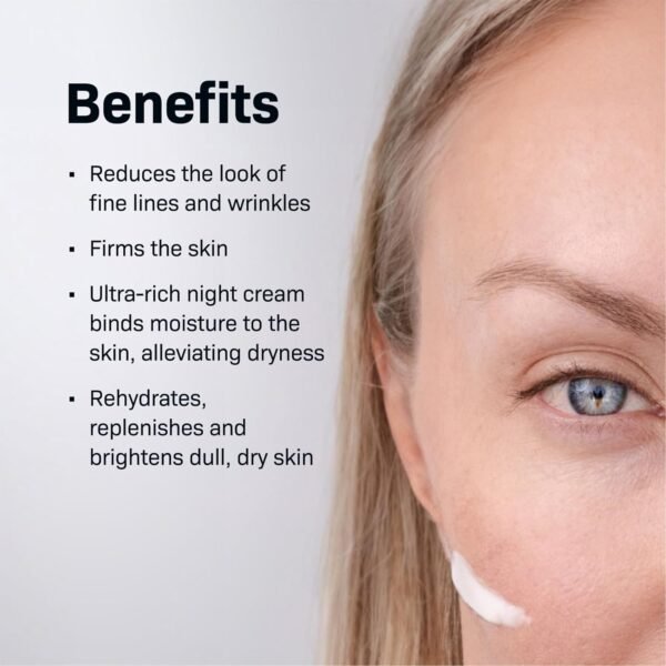 Revision Skincare Firming Night Treatment, Hydrating Anti Aging Night Cream with Peptides for Dry Skin and Sensitive Skin, 1 oz - Image 4