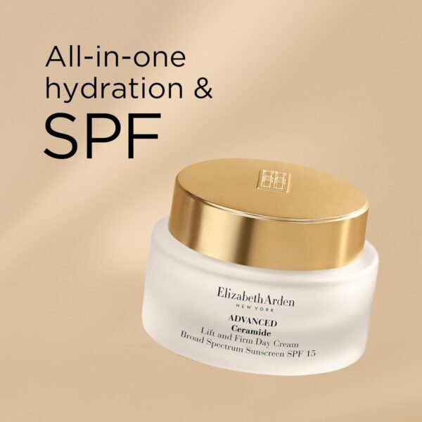 Elizabeth Arden Advanced Ceramide Lift and Firm Face Cream, Hydrating Moisturizer for Day or Night, Infused with Peptides, 1.7 fl oz - Image 10