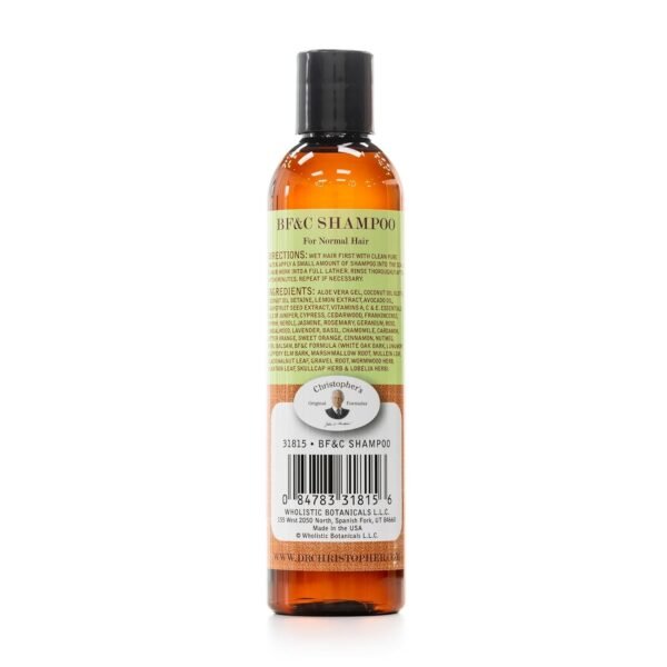Christopher's Original Formulas BF&C Shampoo, Sulfate Free Shampoo, Organic Hair Care for Women and Men, Paraben Free Clean Hair Products, Scalp Treatments - Image 3