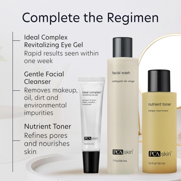 PCA SKIN Ideal Complex Revitalizing Eye Gel - Lightweight Anti-Aging Eye Treatment for Dark Circles, Safe for use on Eyelids - Image 9