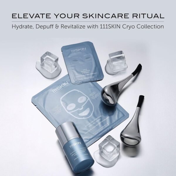 111SKIN Cryo Revitalising Moisturiser, Hydrating Gel Face Cream with Hyaluronic Acid, Ginseng Complex & ATP for Skin & Neck, Firming & Tightening Daily Face Moisturizer for All Skin Types, 1.69 fl oz - Image 8