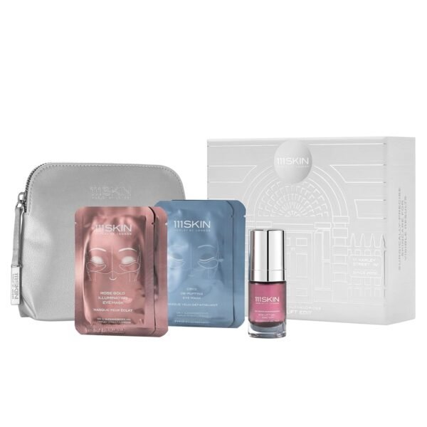 111Skin Eye Lift Edit Giftset | Includes Eye Lift Gel NAC Y2, Rose Gold Eye Masks, Cryo De-Puffing Eye Masks & Gift Bag| Anti-Aging Eye Revitalizing (5 Items) - Image 2