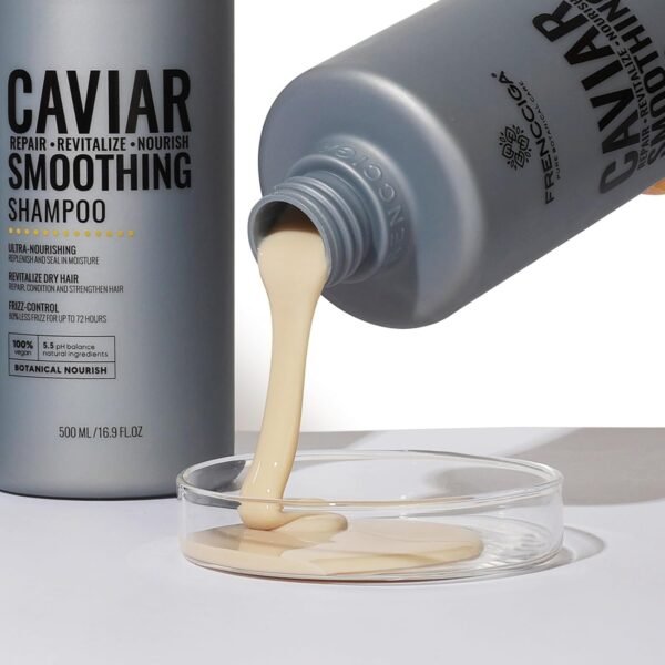 Caviar Anti-Aging Replenishing Moisture Shampoo - Hydrating Dry, Damaged Hair Restores Moisture, Adds Shine Protects from Color Fade & Future damage 16.9 oz - Image 4
