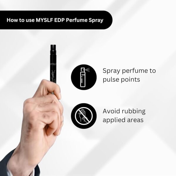 YVES SAINT LAURENT MYSLF Eau de Parfum Travel Spray 0.33 oz / 10 ml eau de parfum spray - Image 5